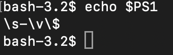 ps1 variable in bash