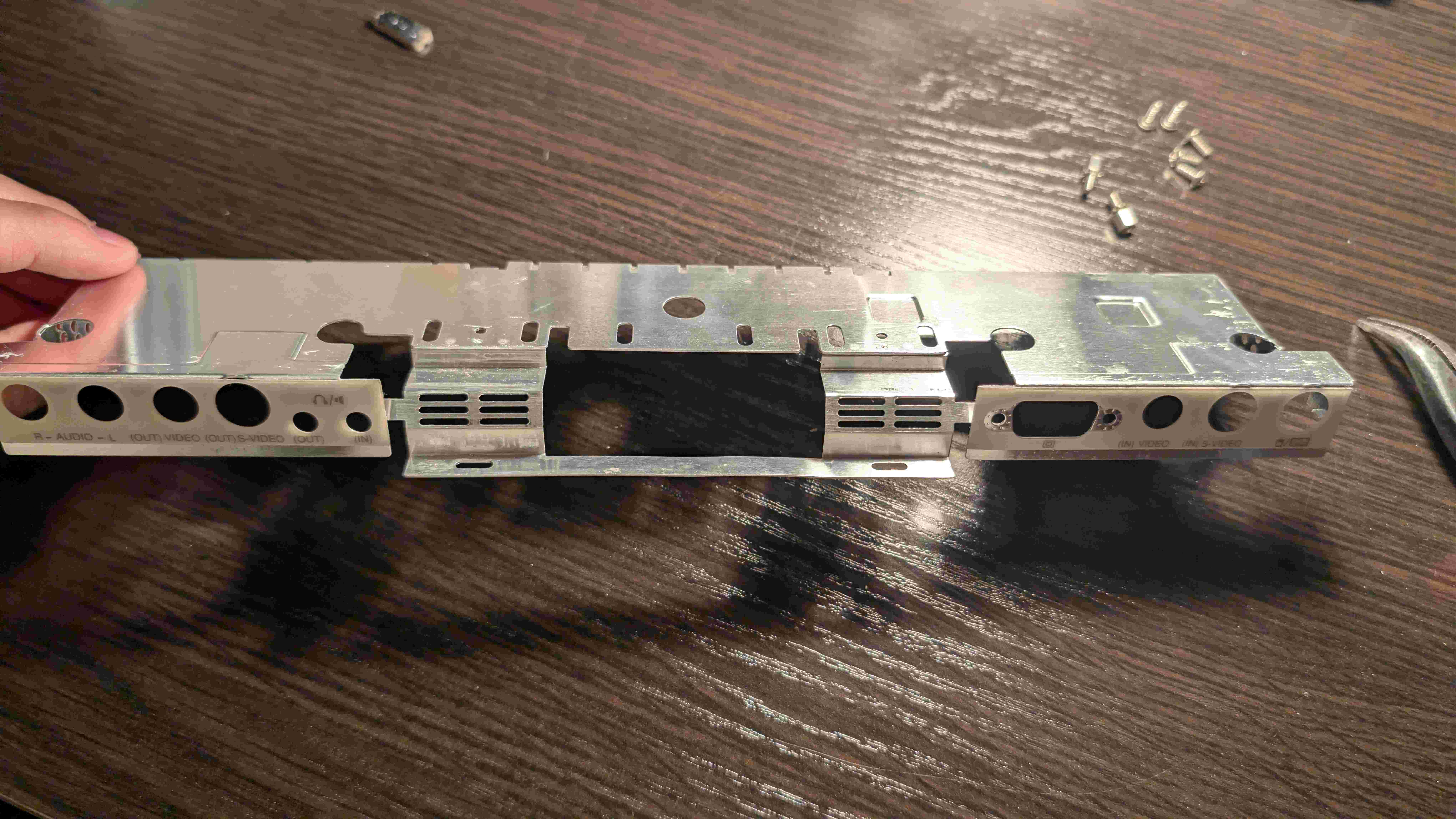 Compaq adapter metal shield