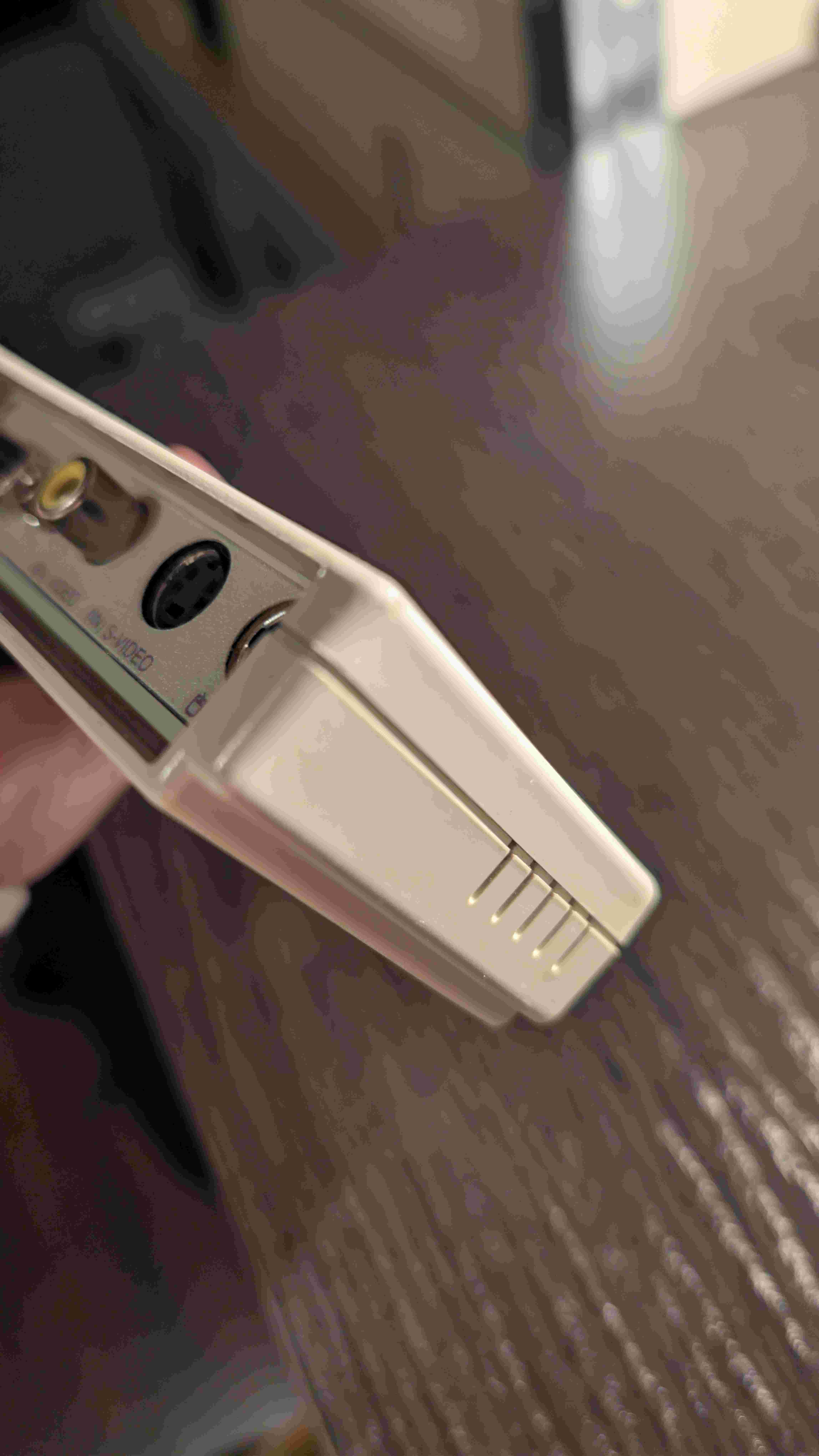 Side view of the adapter